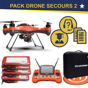 Pack drone étanche, caméra, accessoire, accompagnement pour les secours